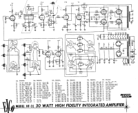 Eico HF-32 - Schematic 